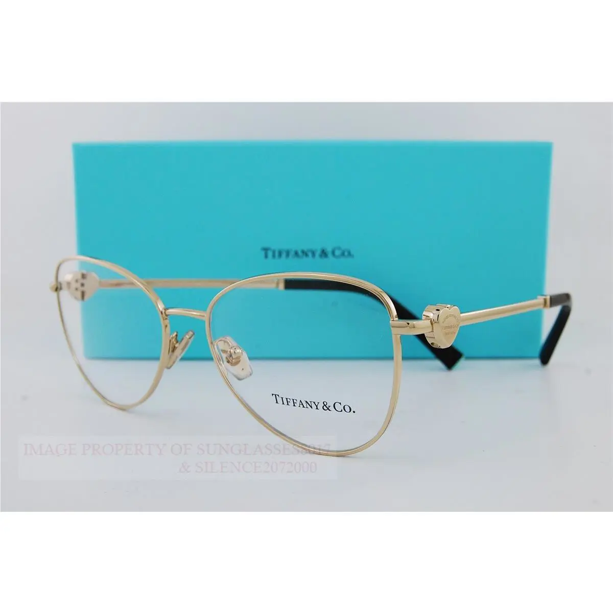 Tiffany Co. Eyeglass Frames TF 1163B 6021 Gold 54mm Women