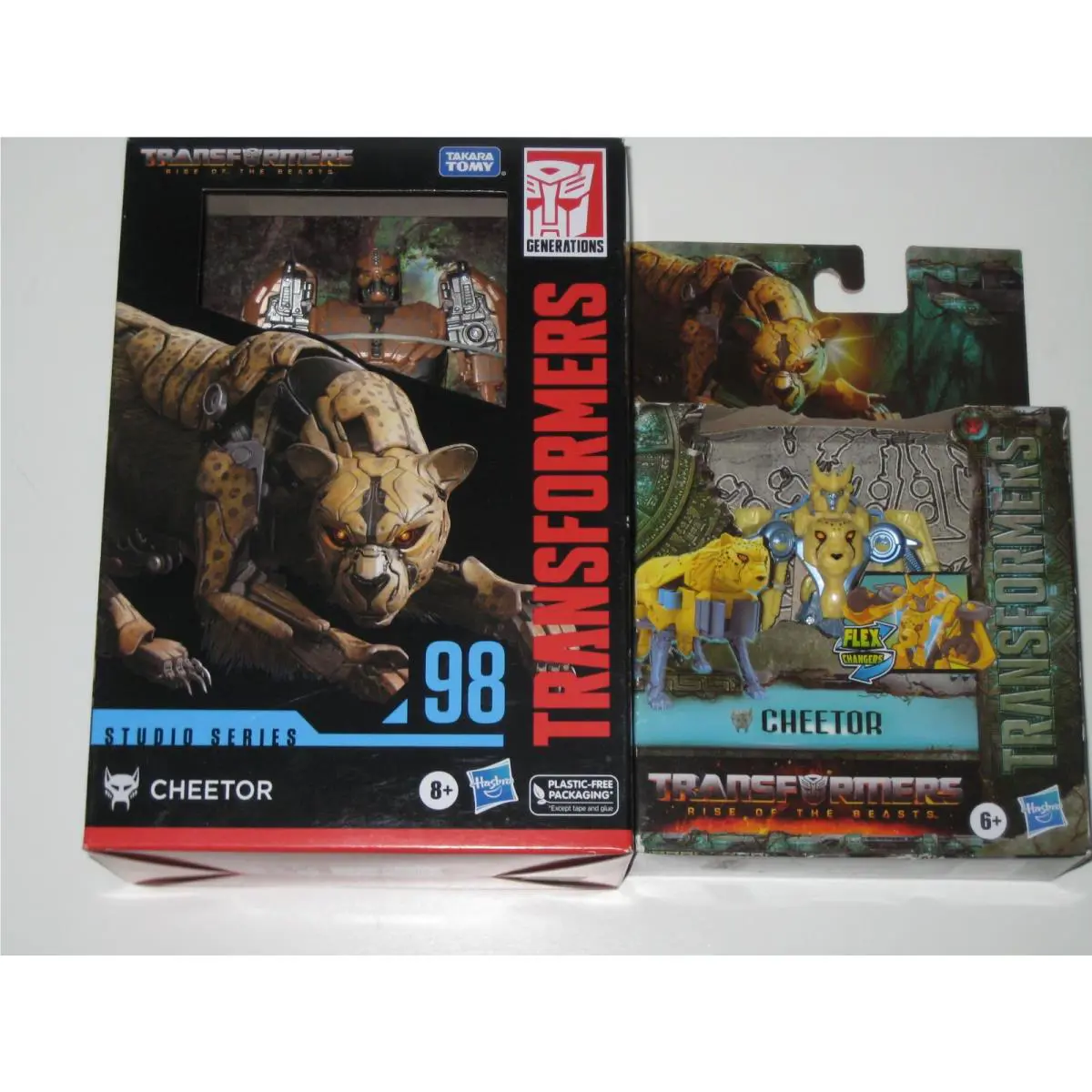 2022/2023 - Transformers Rise OF The Beasts : 4 / 6 Cheetor Action Figures