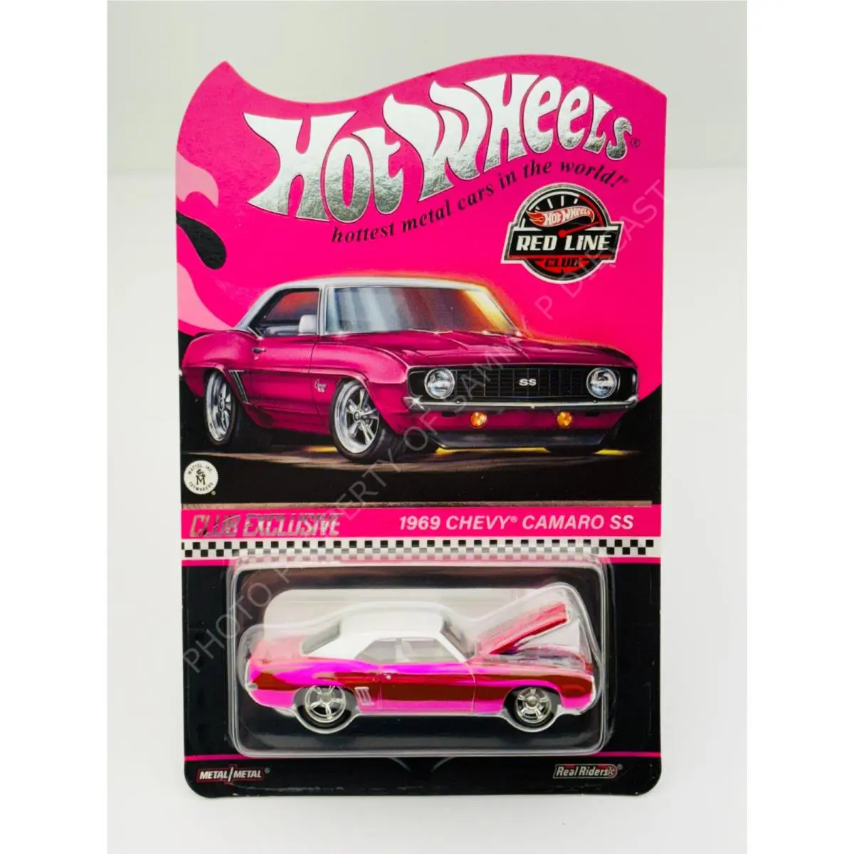 Hot Wheels 2024 Rlc Redline Club 1969 Chevy Camaro SS Pink Party Car