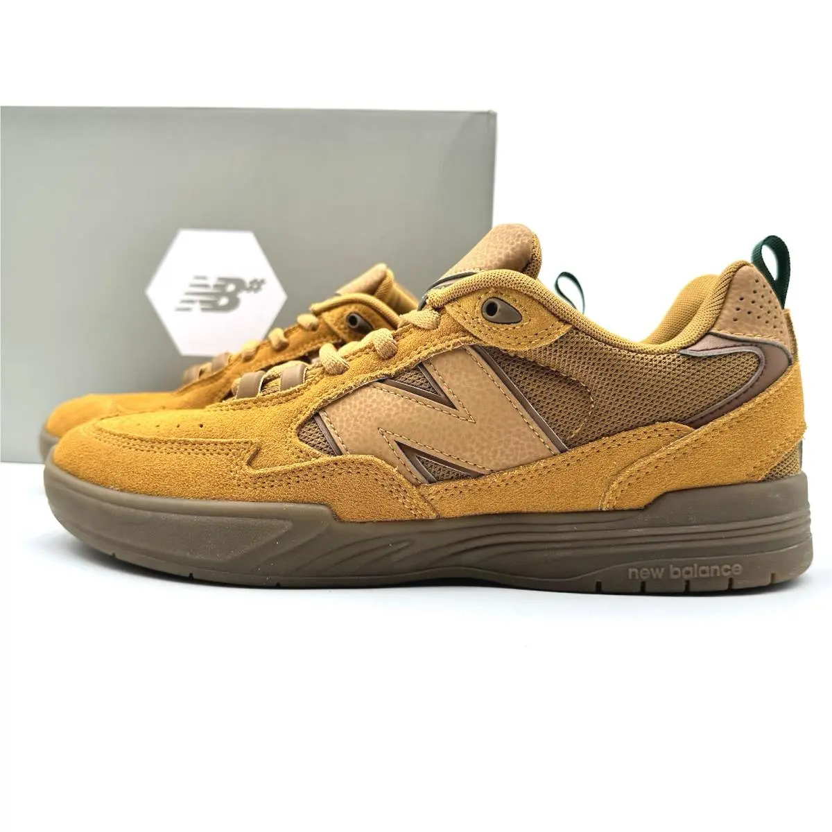 Men’s Size 10 New Balance Numeric 808 Tiago Lemos Skate Shoes NM808WHE Brown
