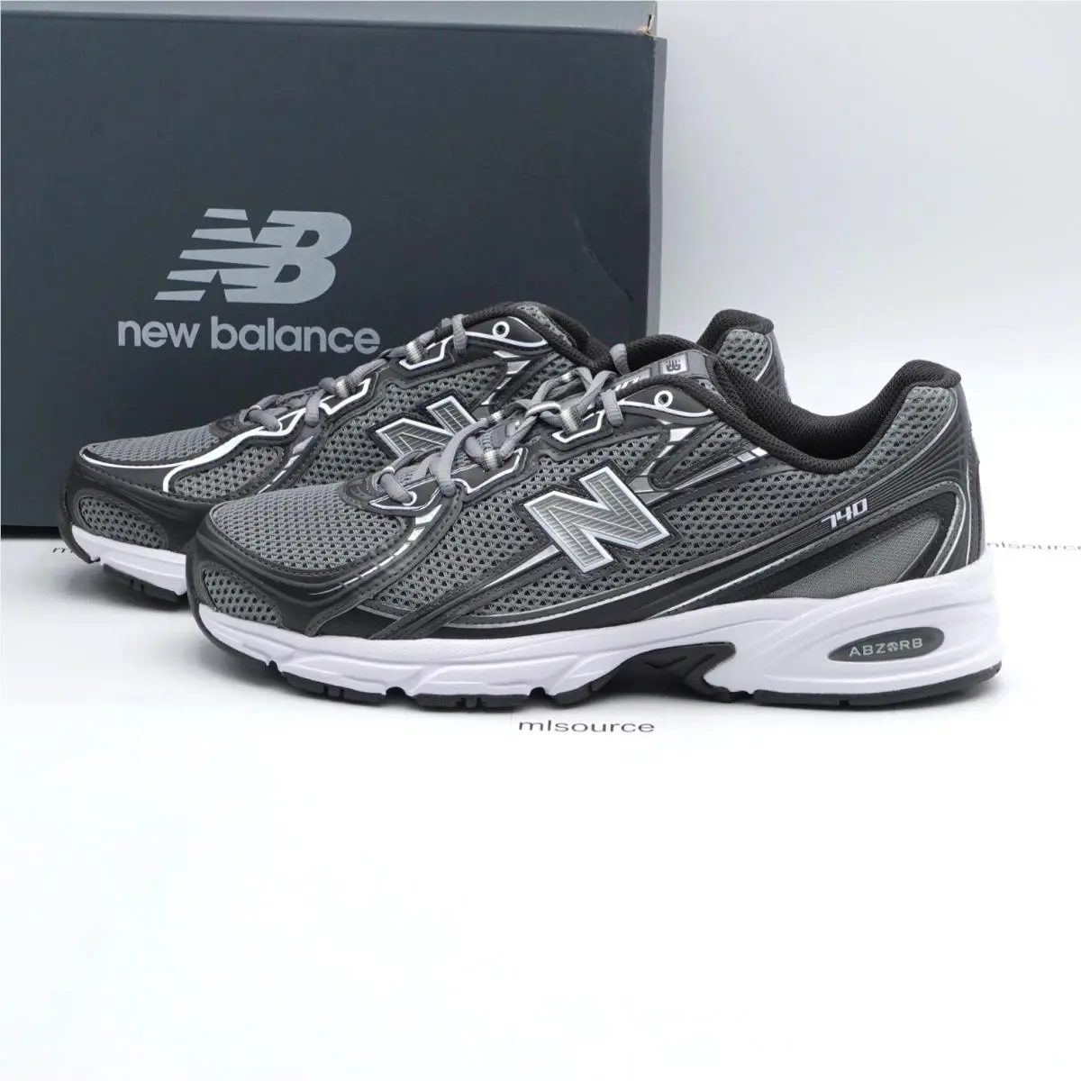 Size 11.5 Men`s New Balance 740 Sneakers U740JCG Slate Grey/black Cement