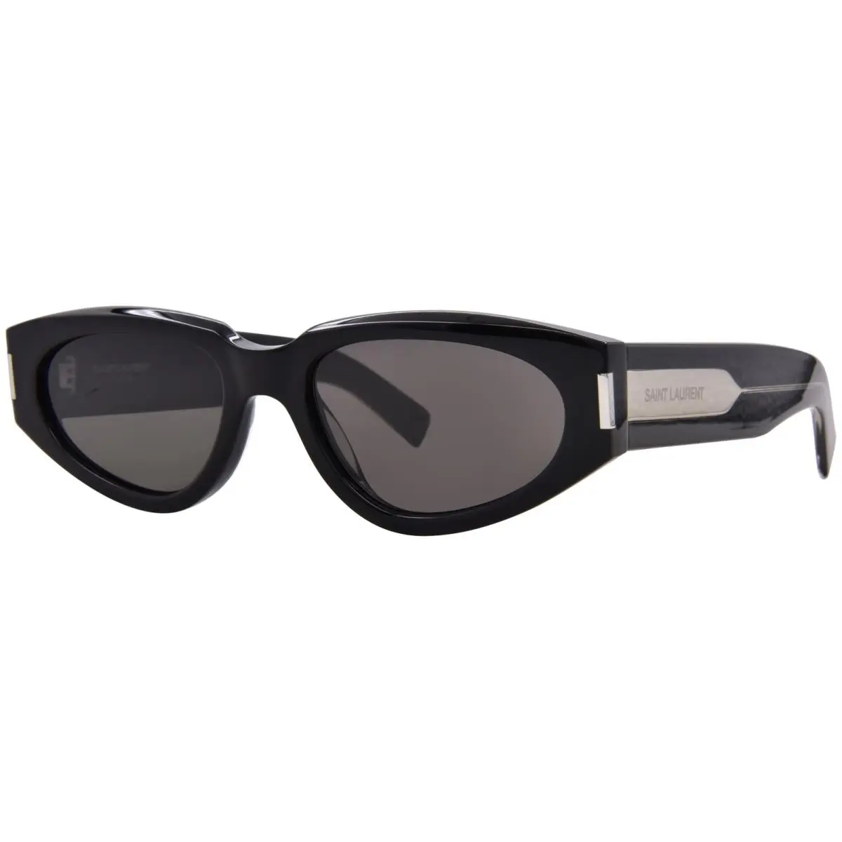 Saint Laurent SL 618 001 Sunglasses Women`s Black/black Lenses Cat Eye 56mm