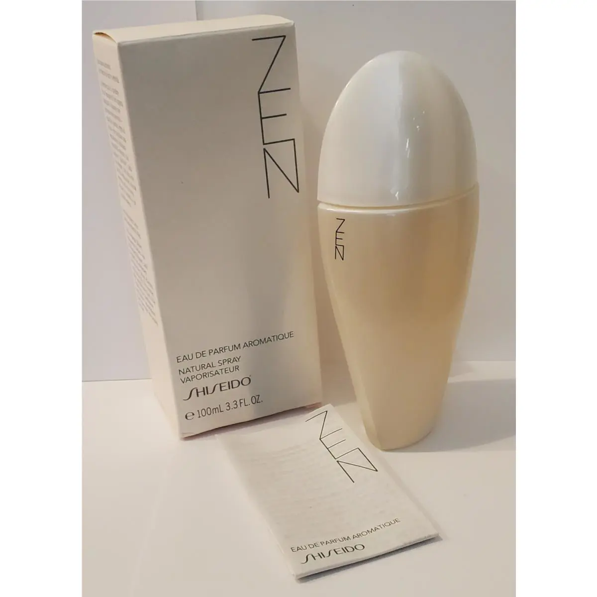 Zen by Shiseido 3.3oz Edp Aromatique Spray Open Imperfect Box Batch Code Lyr