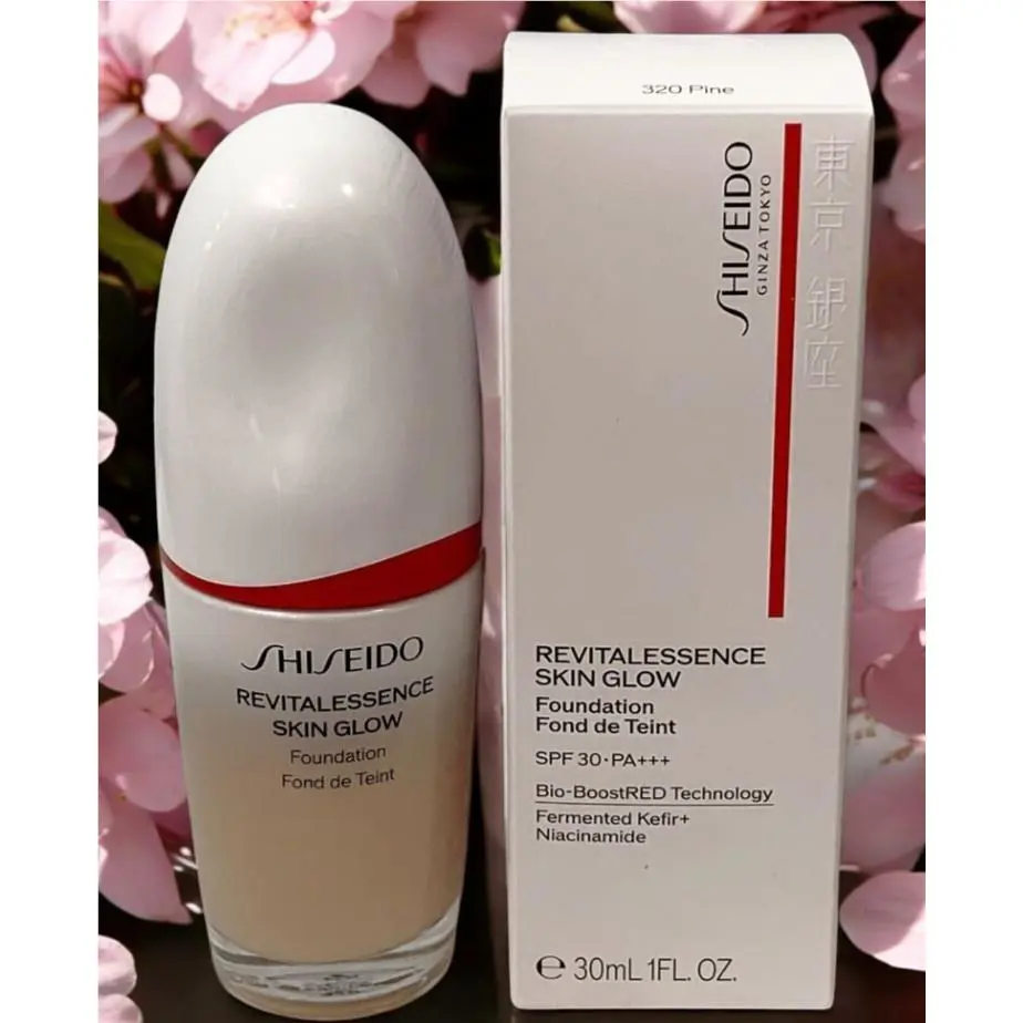 Shiseido Revitalessence Skin Glow Foundation Spf 30 320 Pine 30ml/1oz Fresh