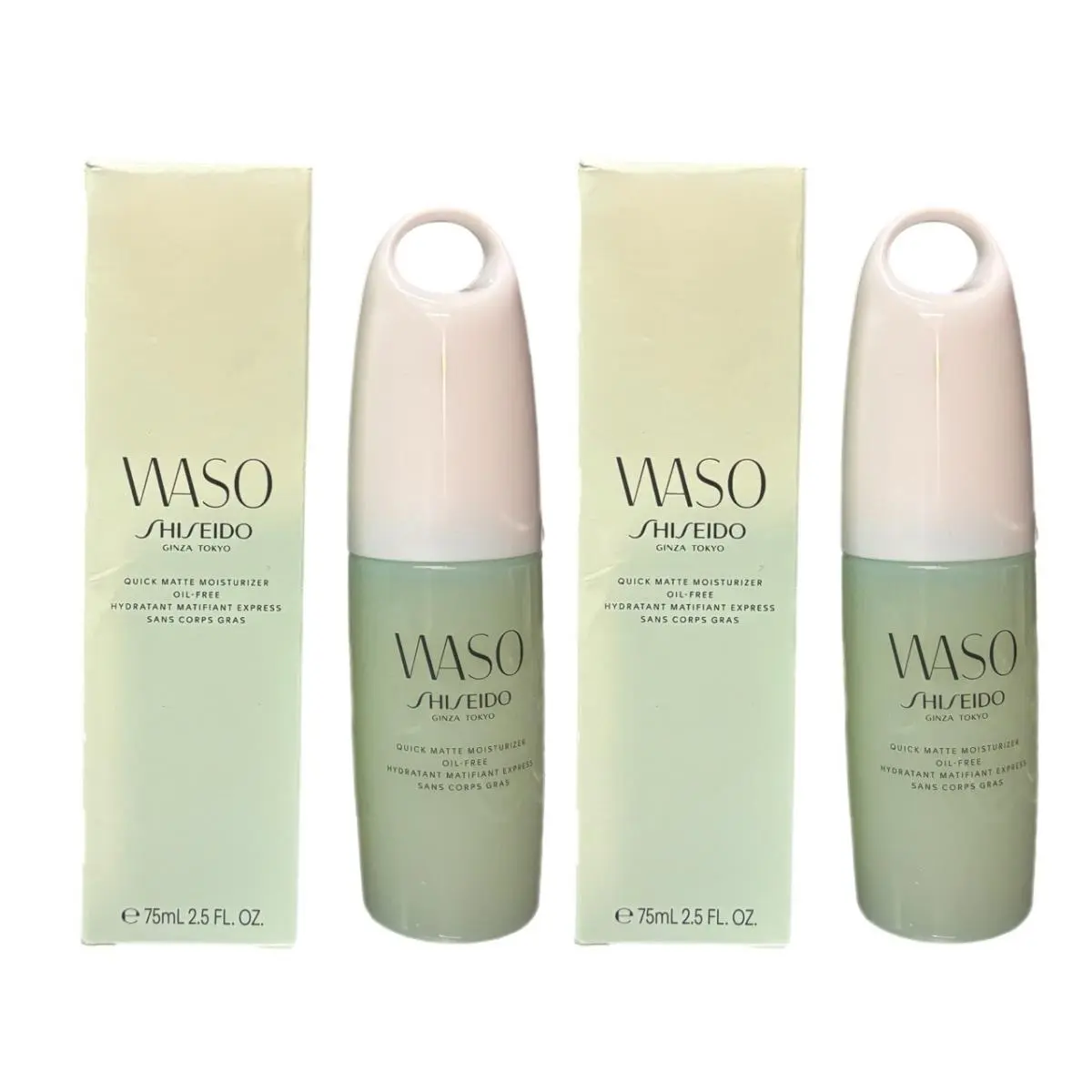 2x Shiseido Waso Quick Matte Moisturizer Oil-free 2.5oz Made In Usa