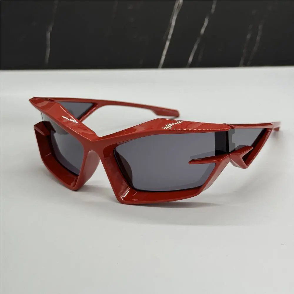 GV40049U 66A Givenchy Sunglasses Red Unisex Eyewear Givenchy