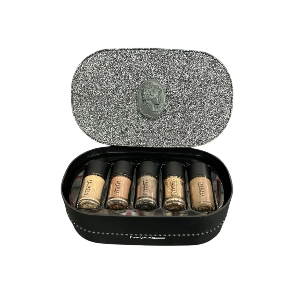 Mac Objects of Affection Gold + Beige Pigment + Glitter 5pc Eyeshadow Gift Set