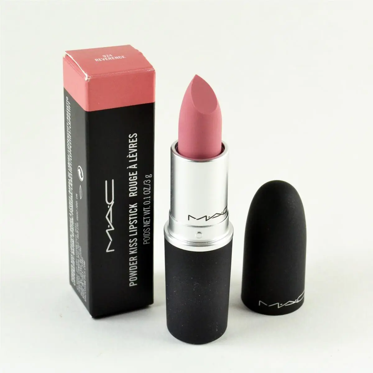 Mac Powder Kiss Lipstick 924 Reverence - Full Size 3 g / 0.1 Oz
