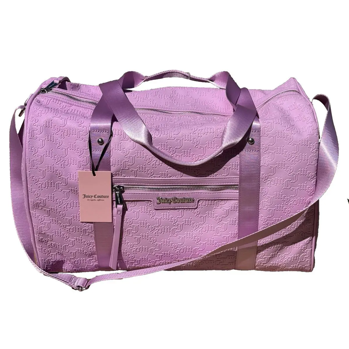 Juicy Couture GP Fondant Pink Bestseller Rosie Weekender Duffle Bag 18