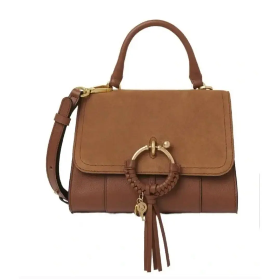 See By Chloe Shoulder Bag Crossbody Brown Leather Caramello