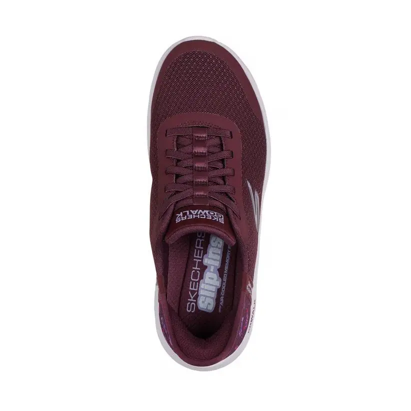 Skechers shoes - slip-ins go walk - walk - 124823 - Burgundy 0
