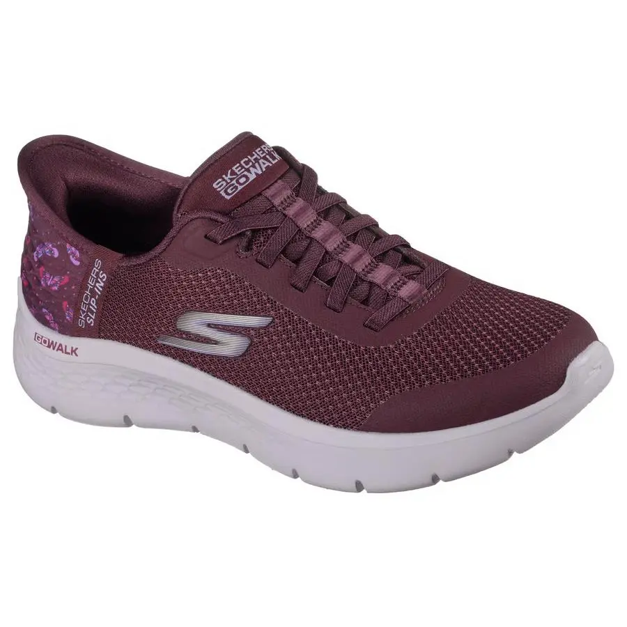 Skechers shoes - slip-ins go walk - walk - 124823 - Burgundy 2