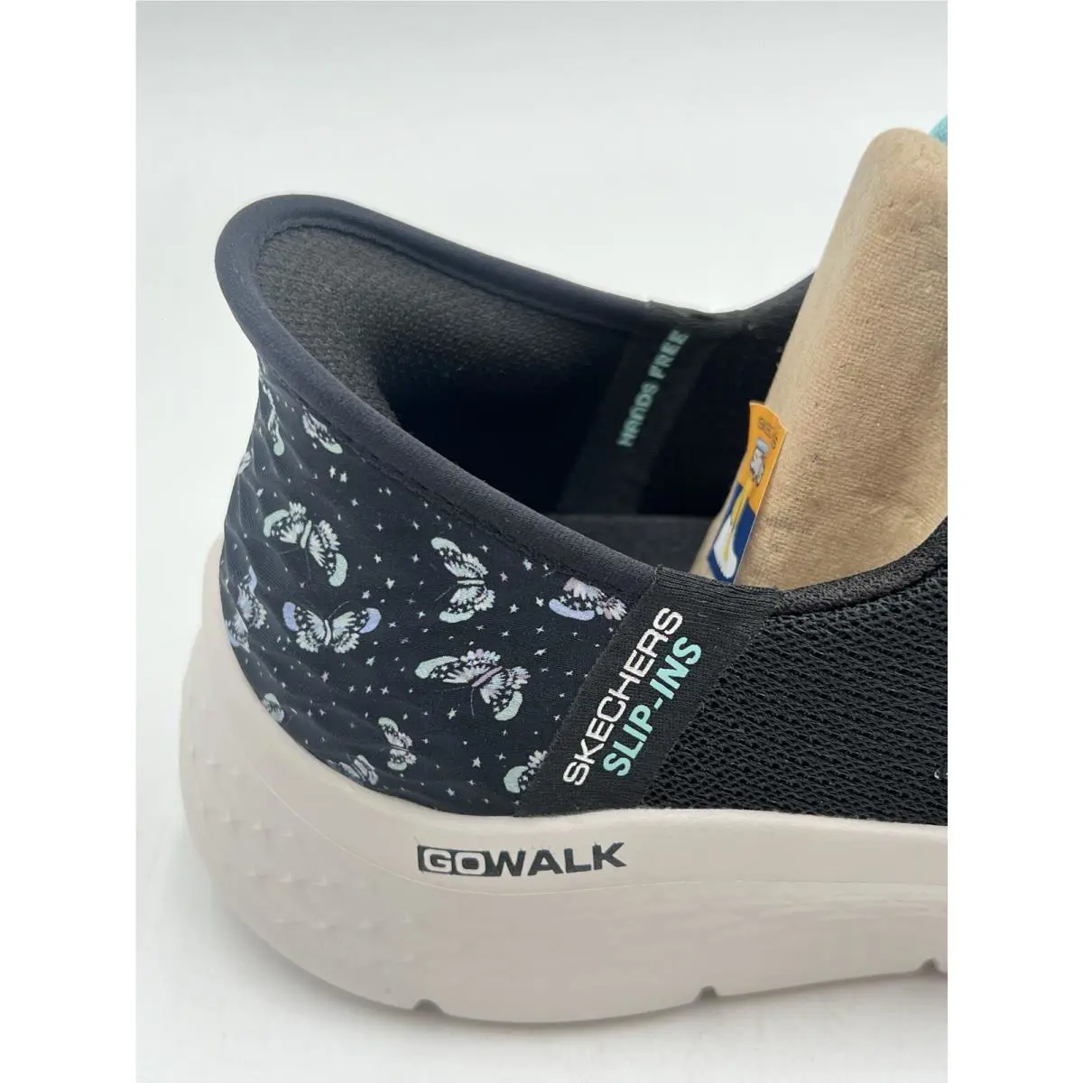 Skechers shoes - slip-ins go walk - walk - 124823 - Black Aqua 0