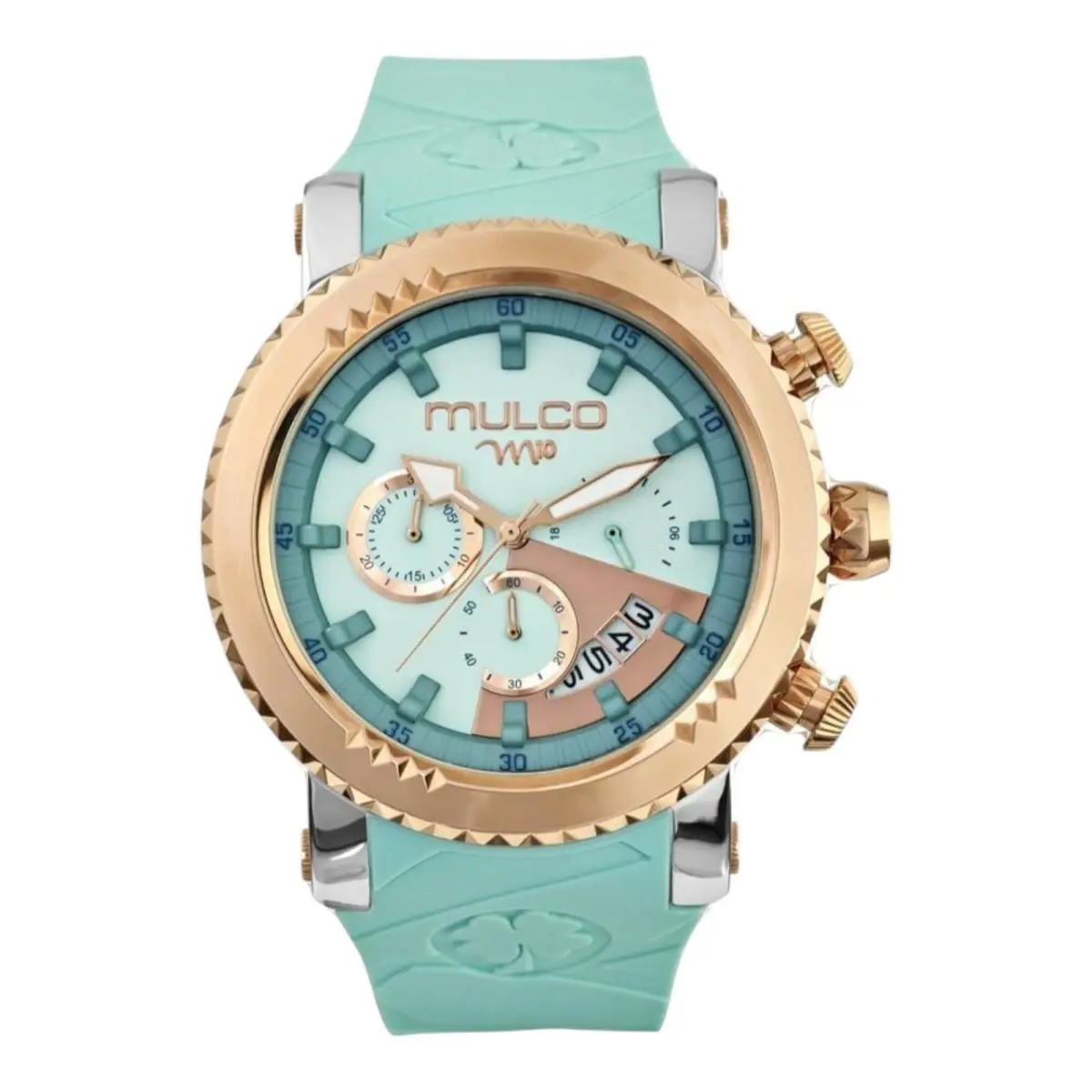M10 MW5-2870-433 Ladies Turquoise Watch with Silicone Strap by Mulco