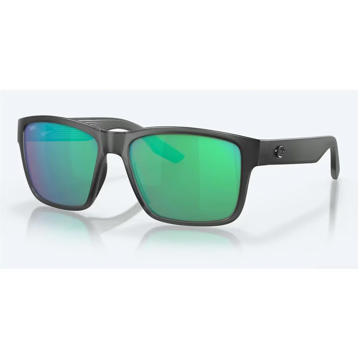 Costa Del Mar Paunch Matte Smoke Crystal / Green Mirror Polarized Glass 580G