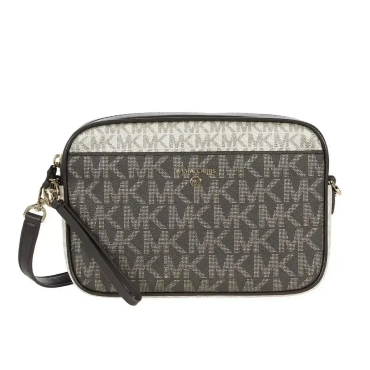 Michael Kors Signature Jet Set Charm Large East West Camera Crossbody