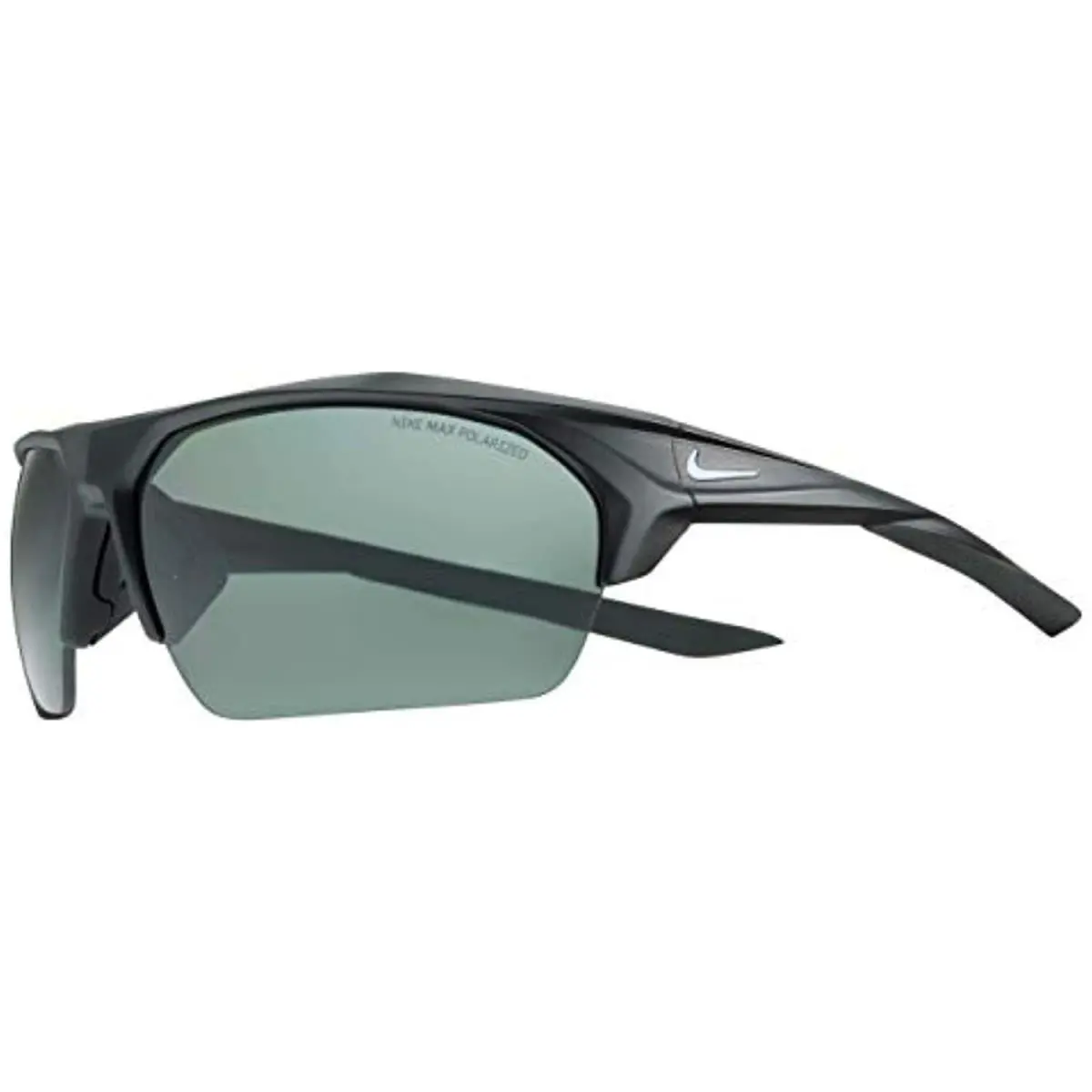 Nike EV1042 001 Black Terminus P Polarized Sunglasses with Grey Lenses 76mm