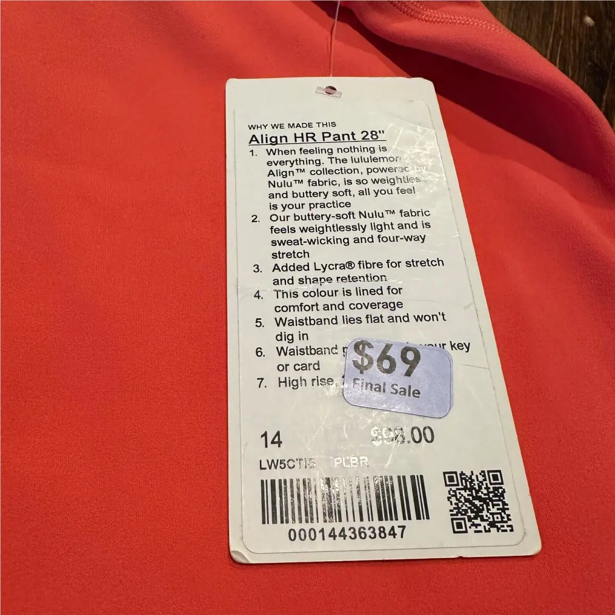 Lululemon clothing - Pink 5