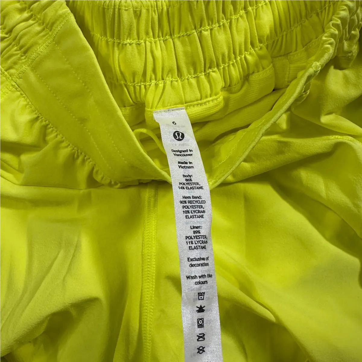 Lululemon clothing - Yellow 1