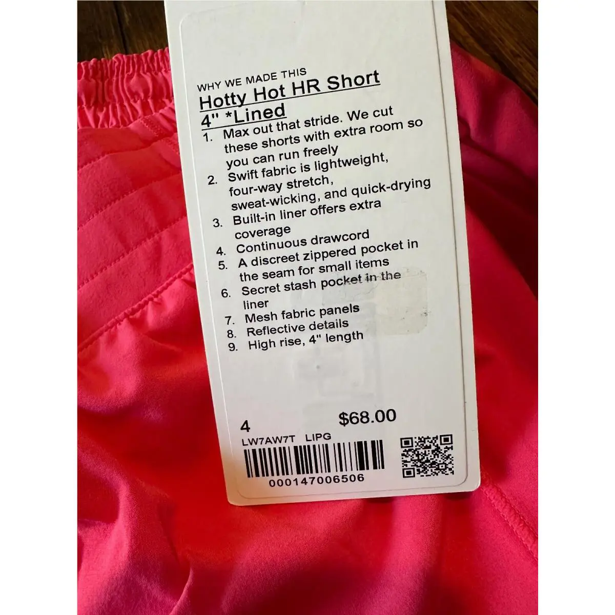Lululemon clothing - Hotty Hot - Hotty Hot - Pink 1