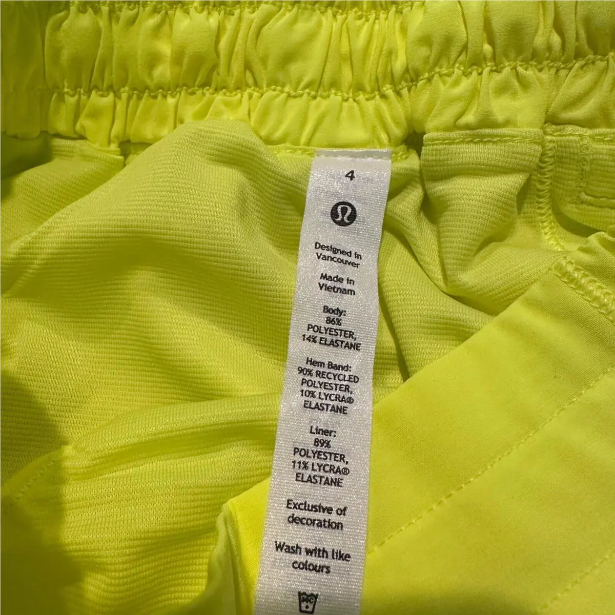 Lululemon clothing - Yellow 1