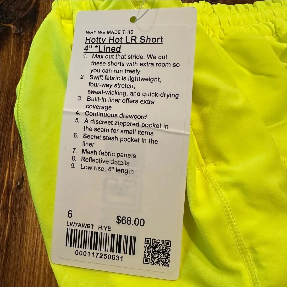 Lululemon clothing - Yellow 8