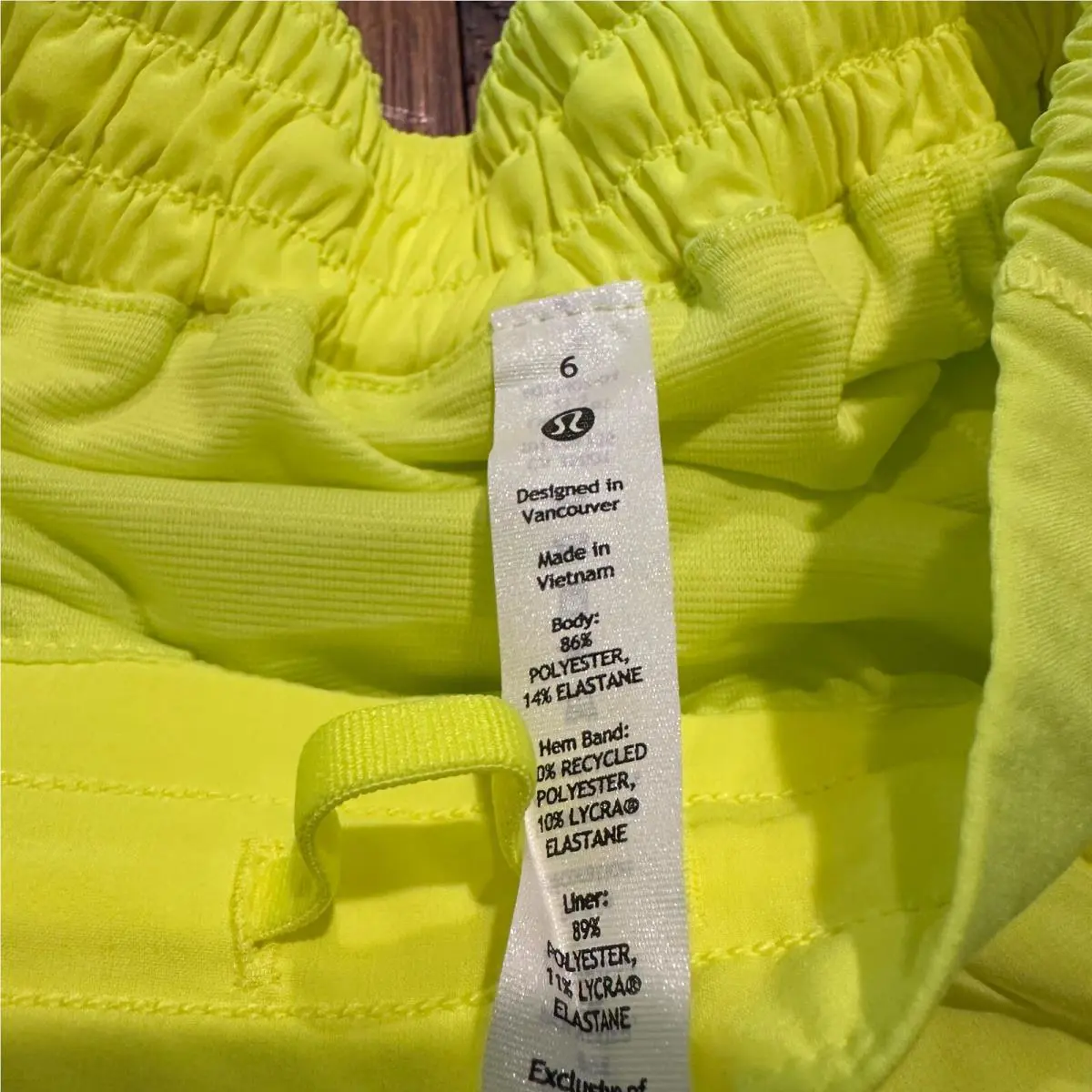 Lululemon clothing - Yellow 9