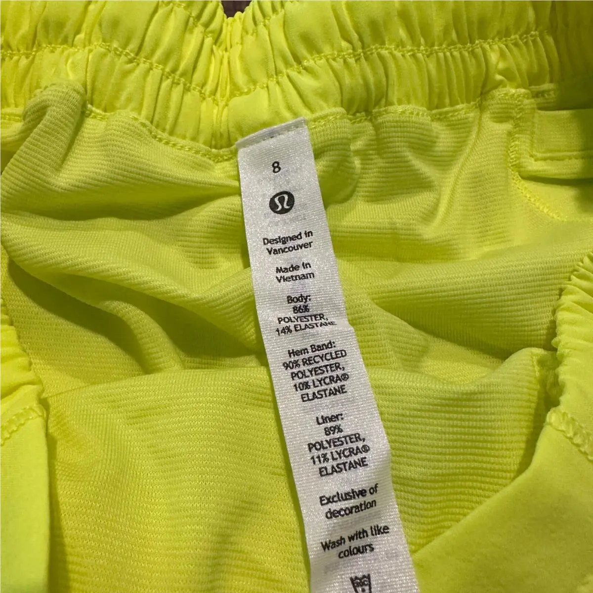 Lululemon clothing - Yellow 13
