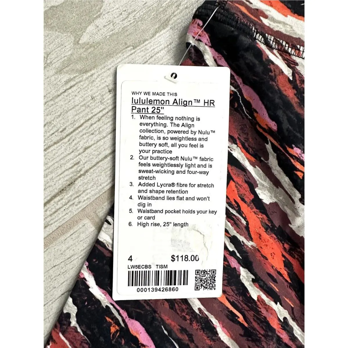 Lululemon clothing - Red Black Multi 1