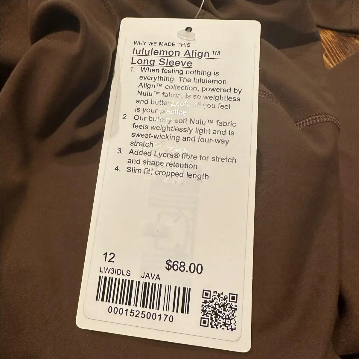Lululemon clothing - Lululemon align - align - Brown 1