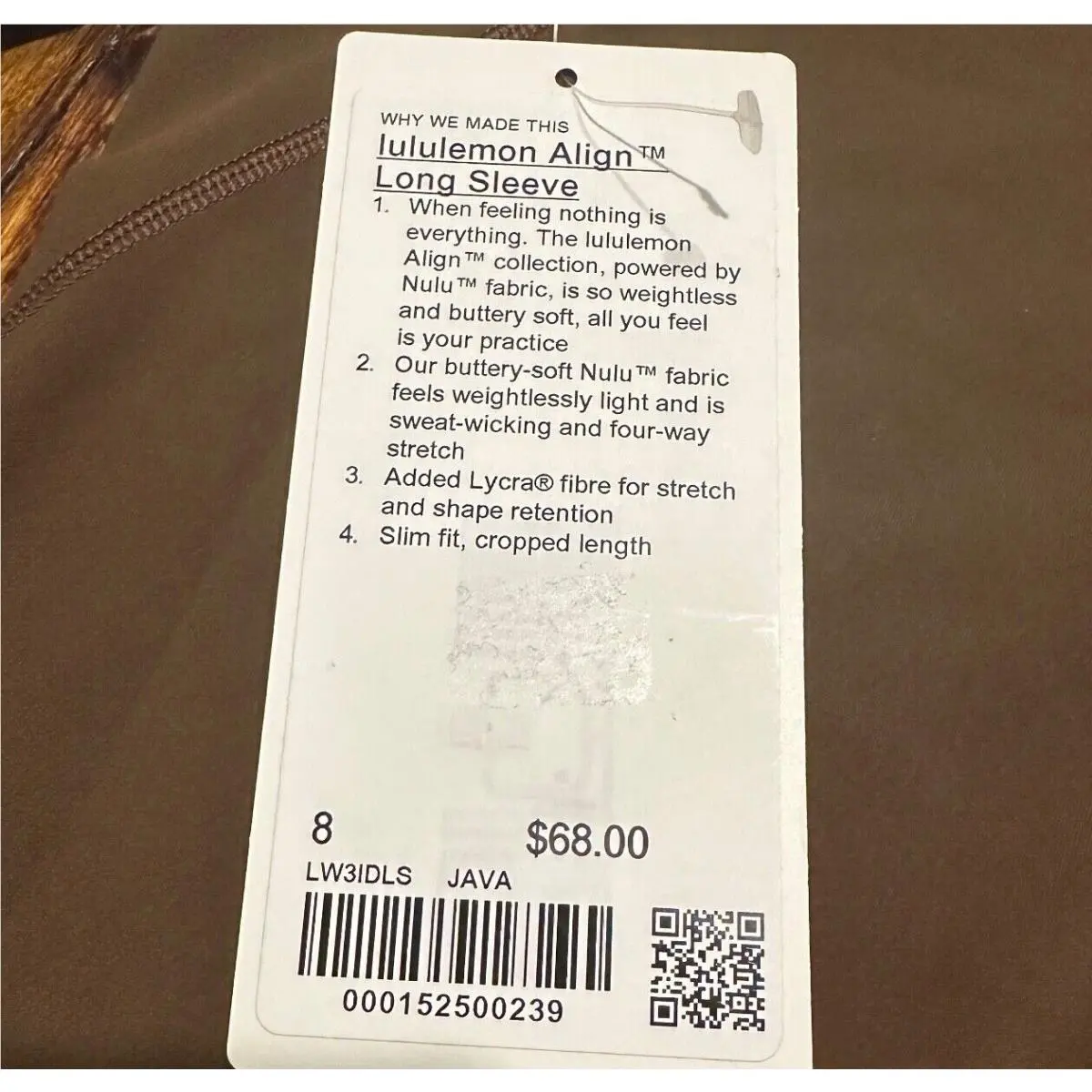 Lululemon clothing - Lululemon align - align - Brown 3