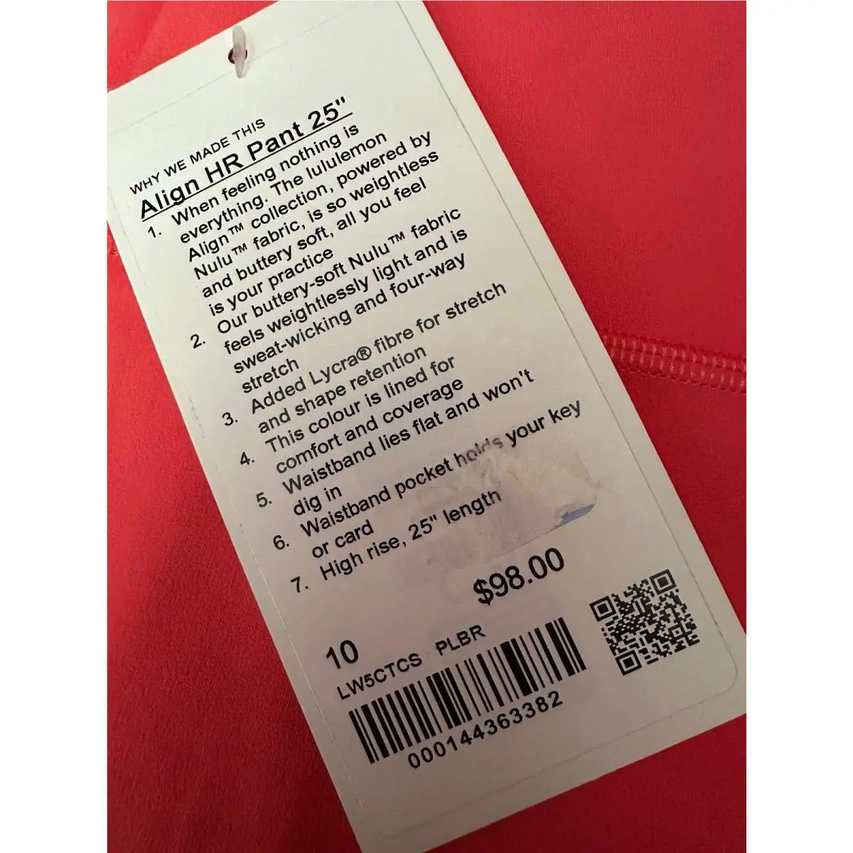 Lululemon clothing - Pink 8