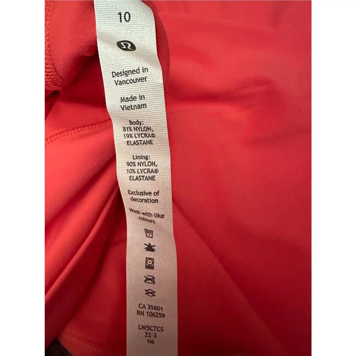 Lululemon clothing - Pink 10