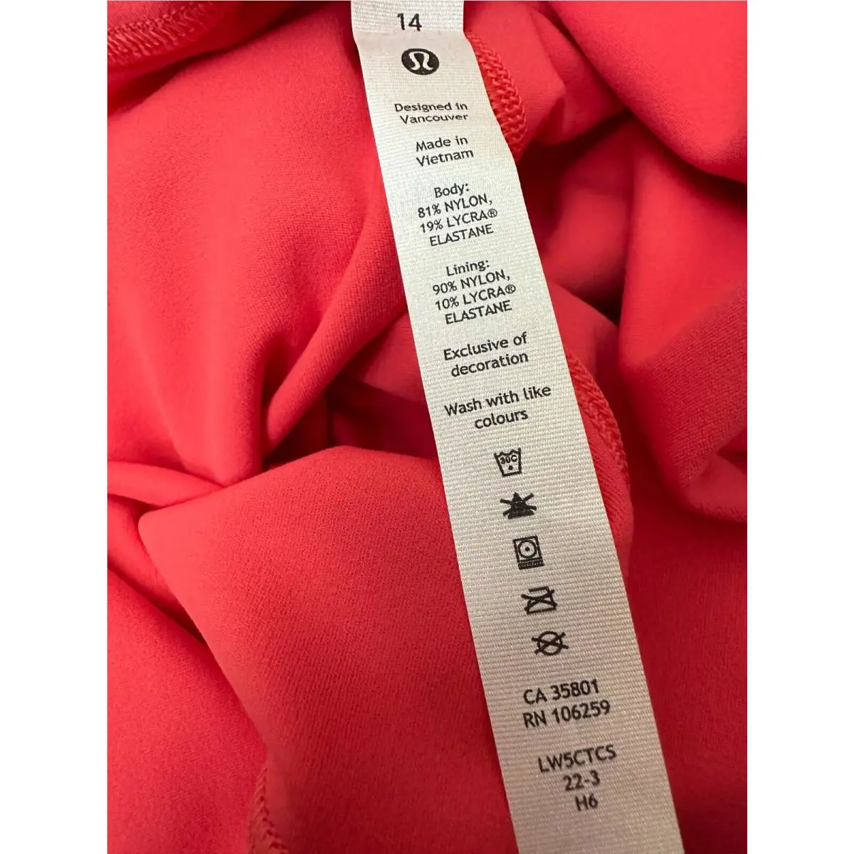 Lululemon clothing - Pink 16