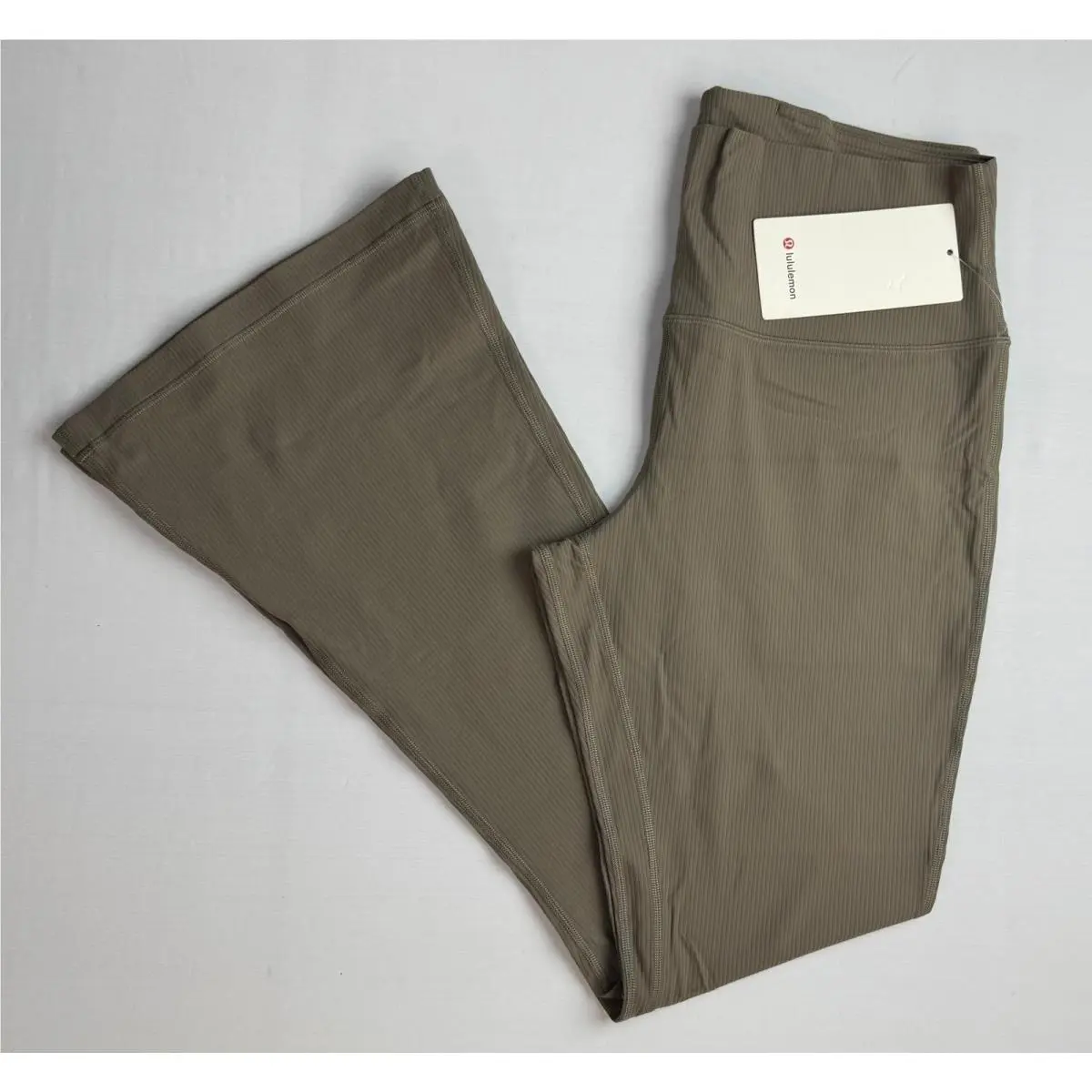 Lululemon Size 14. Align Ribbed Mini Flare Regular Pants. Nomad