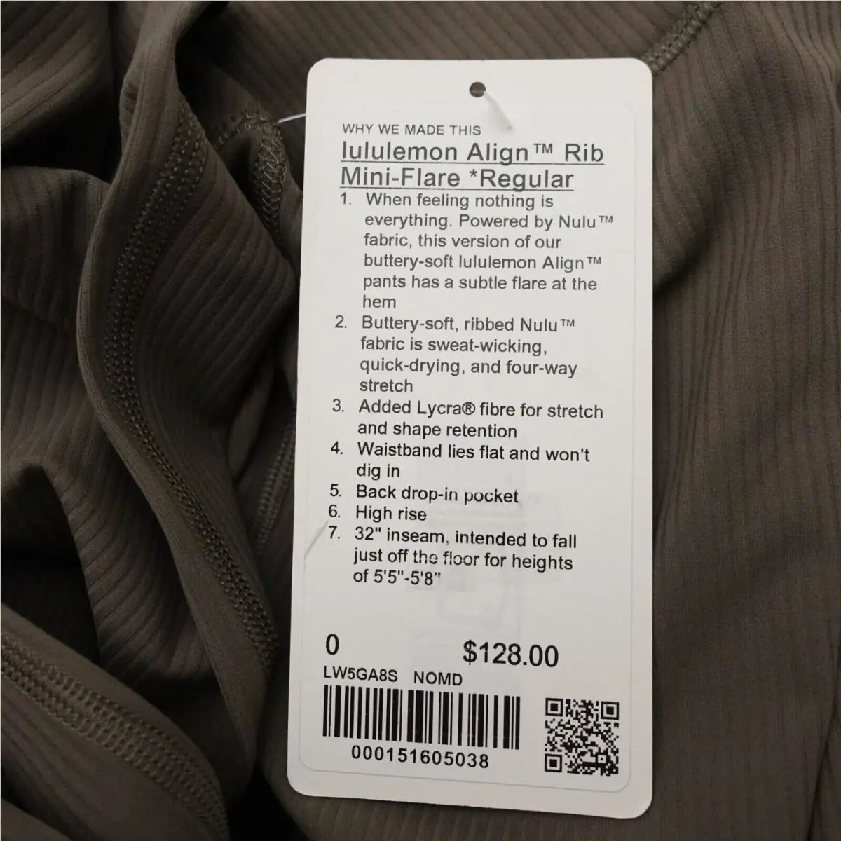 Lululemon clothing - LW5GA8S - LW5GA8S - Nomad 6
