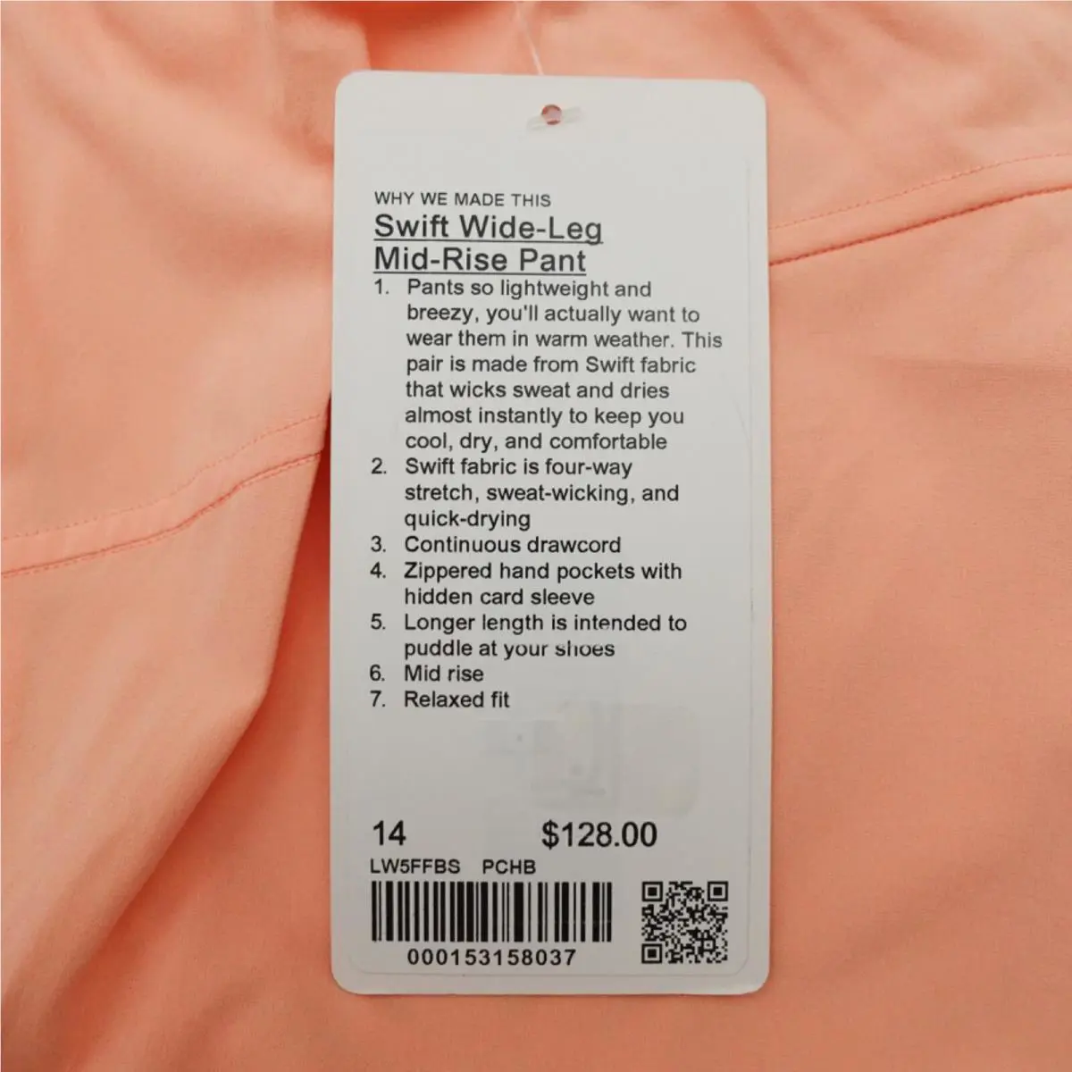 Lululemon clothing - Peach Bellini 4