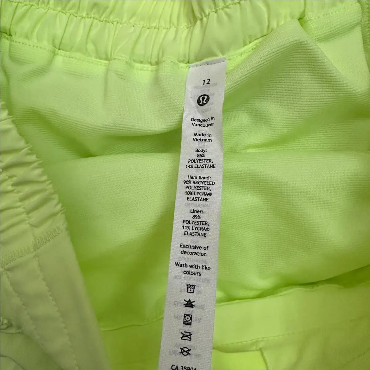 Lululemon clothing - Yellow 4