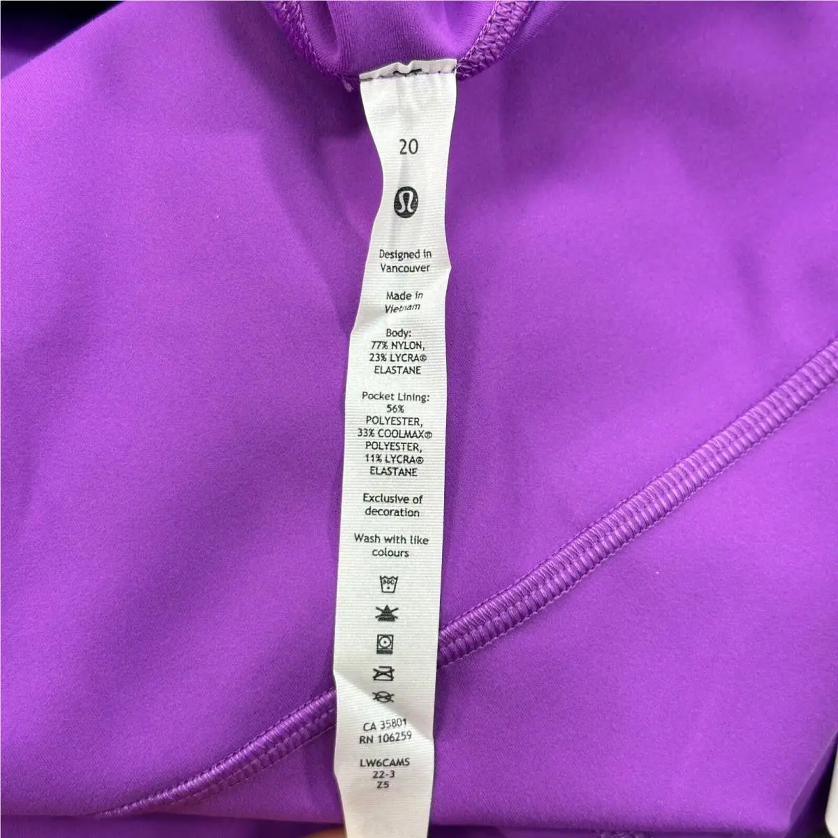 Lululemon clothing - Purple 6