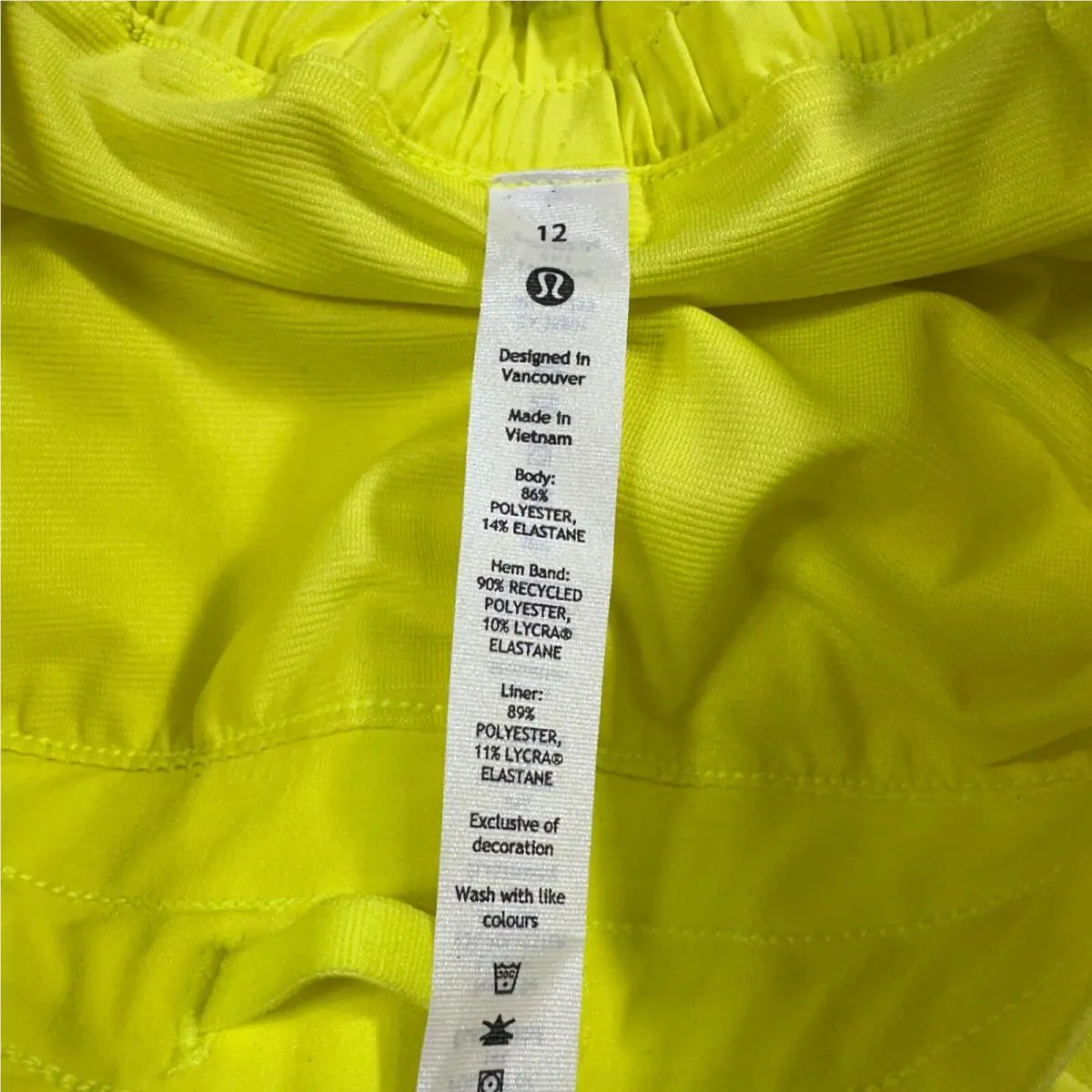Lululemon clothing - Yellow 4