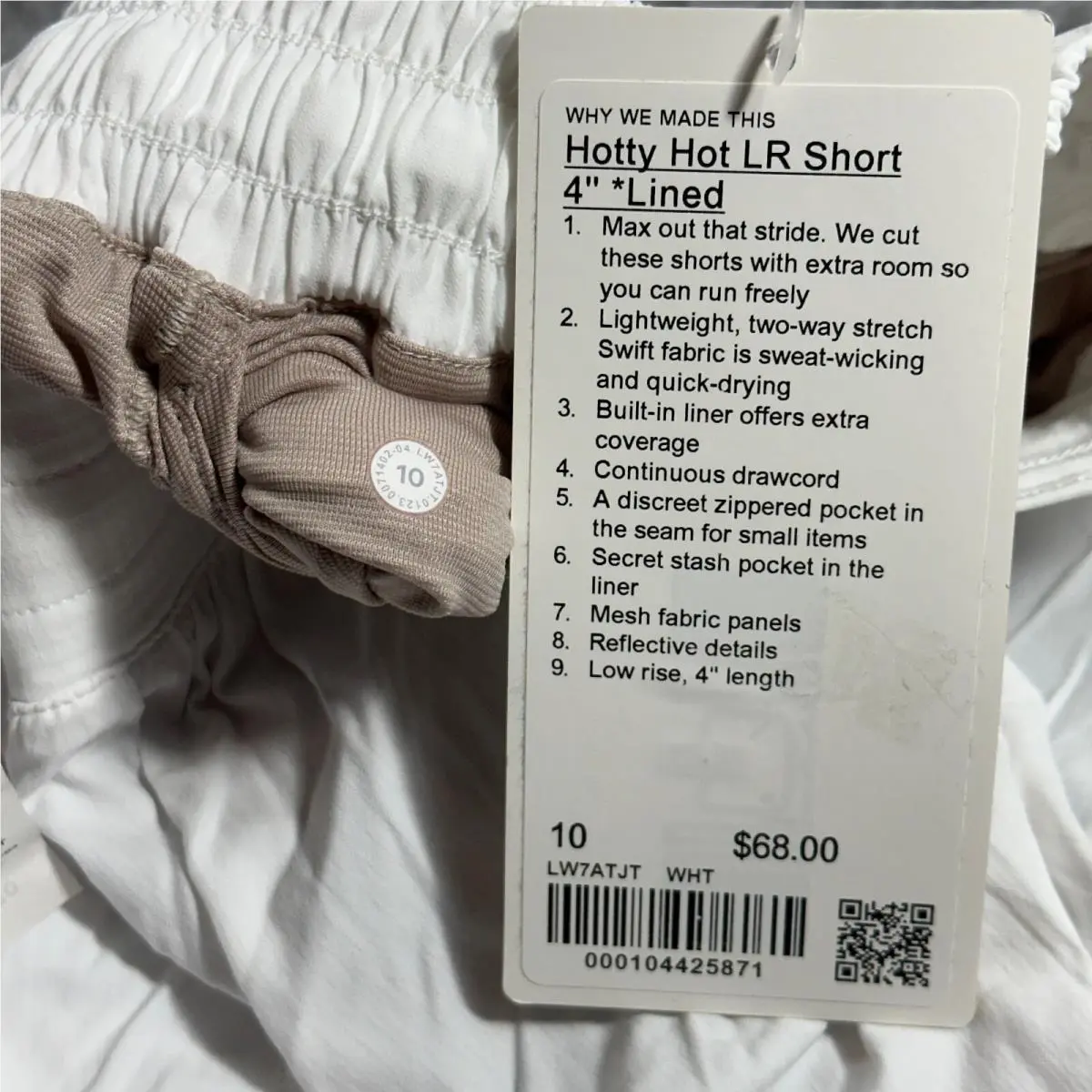 Lululemon clothing - Hotty Hot - Hotty Hot - White 9