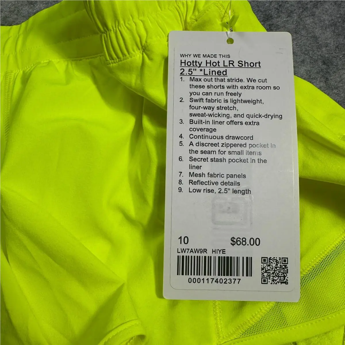 Lululemon clothing - Hotty Hot - Hotty Hot - Yellow 7