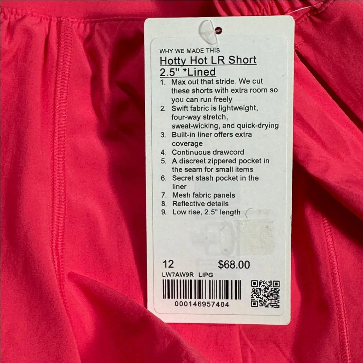 Lululemon clothing - Hotty Hot - Hotty Hot - Pink 9