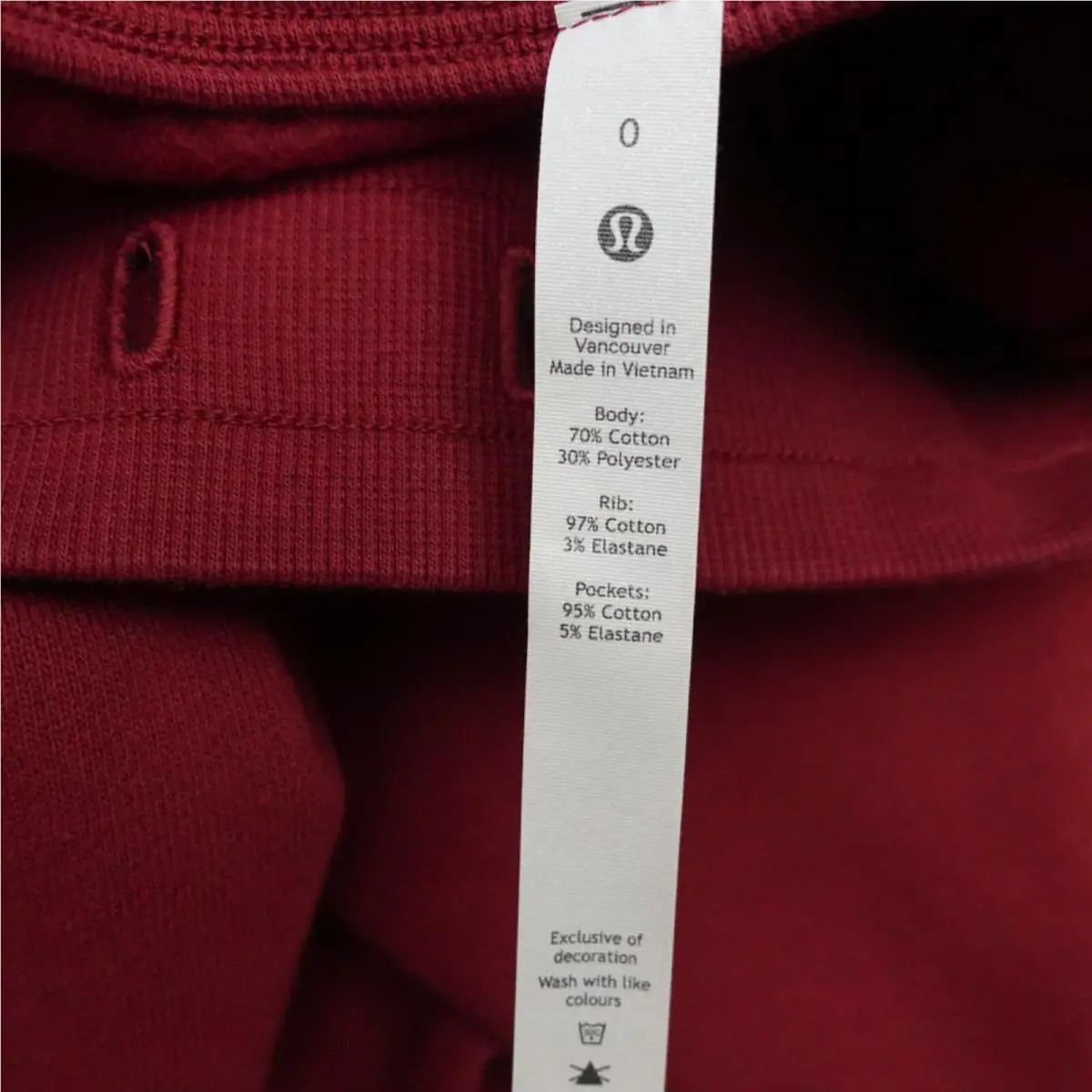 Lululemon clothing - Red 5