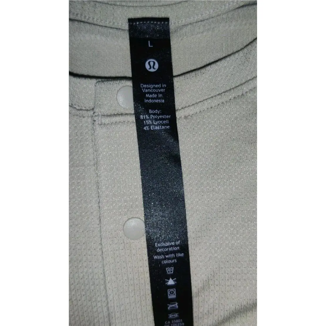 Lululemon clothing - Lululemon Reinstate - Reinstate - Beige 1