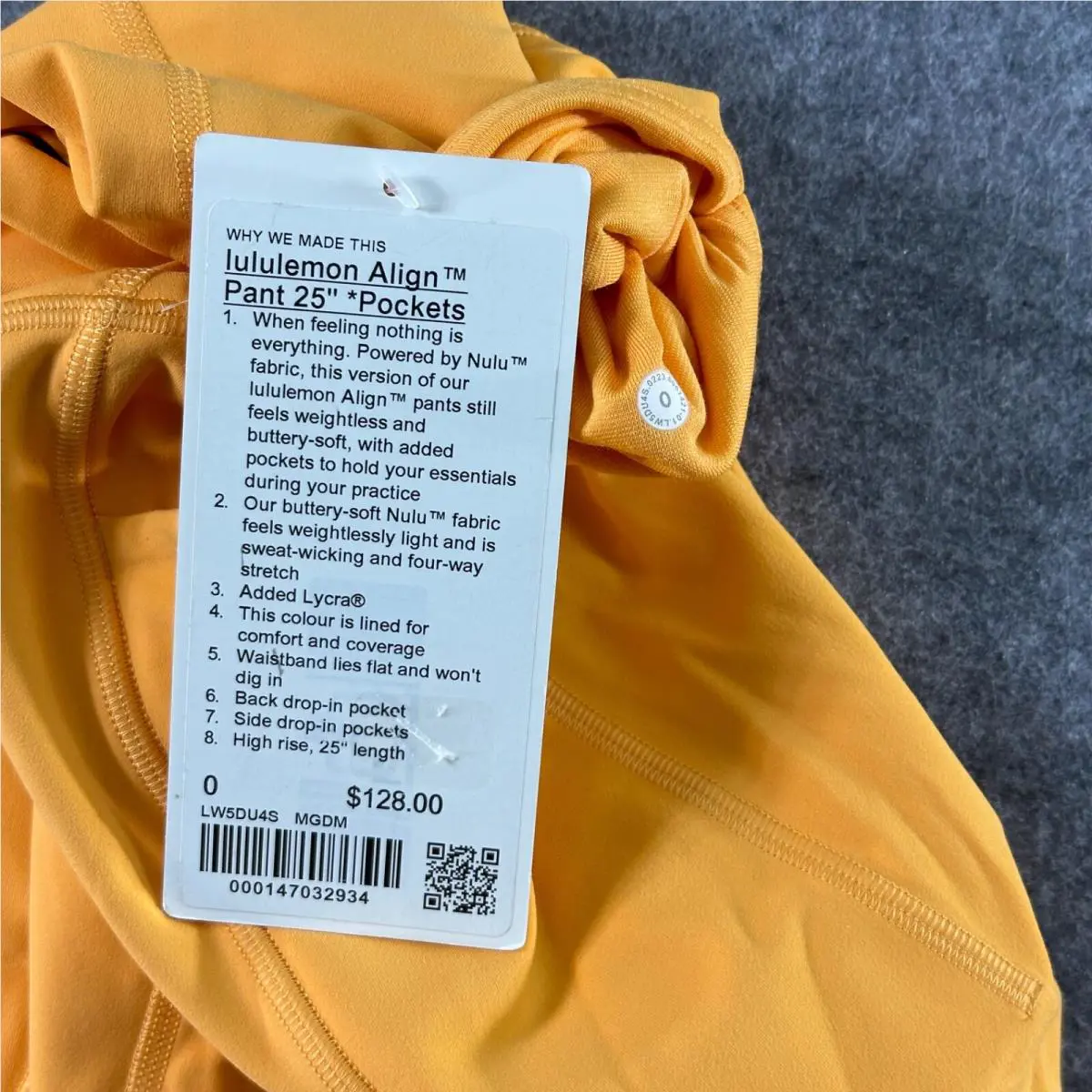 Lululemon clothing - Orange 6