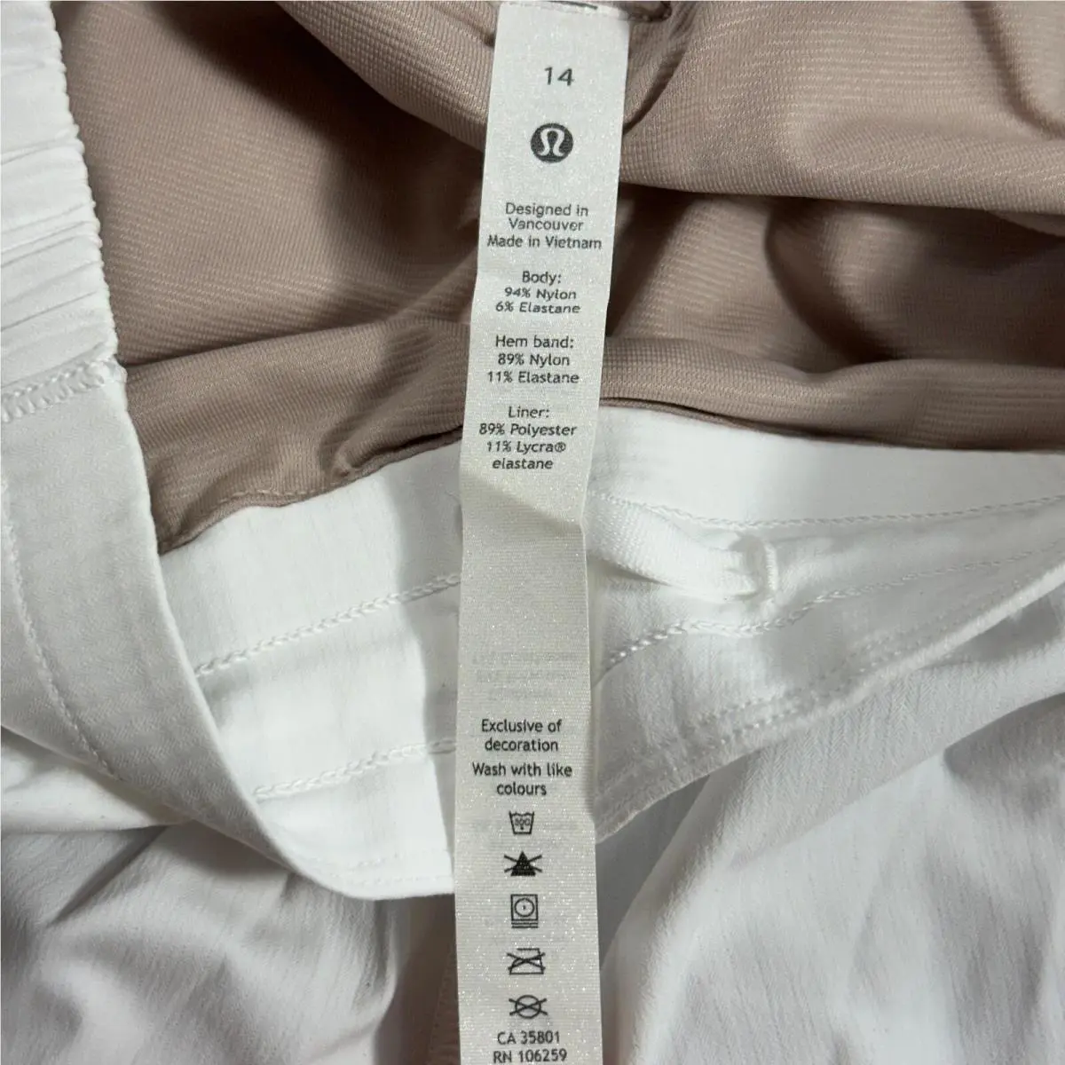 Lululemon clothing - White 7