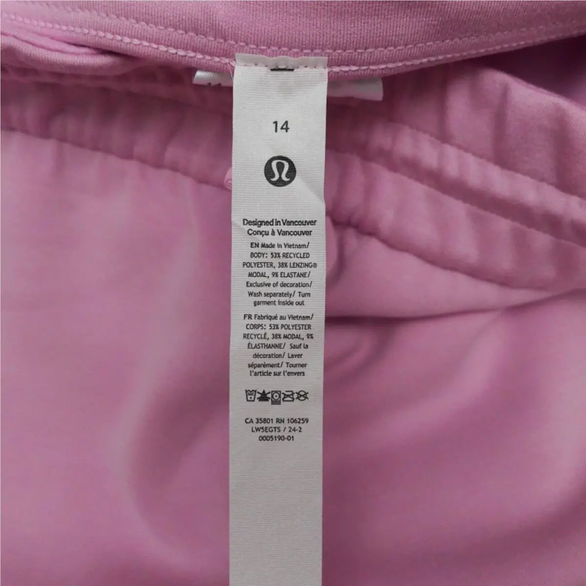 Lululemon clothing - Pink 4