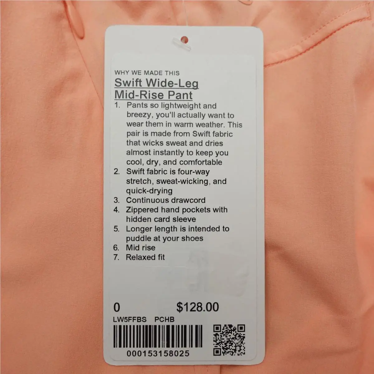 Lululemon clothing - Peach Bellini 8