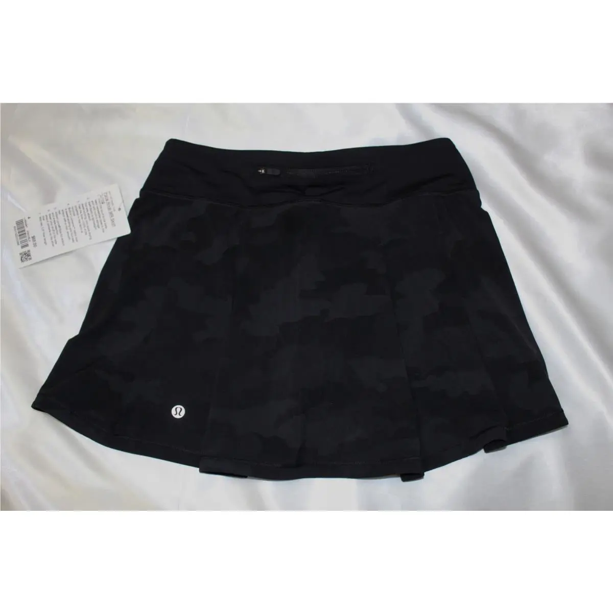 Women`s Lululemon Pace Rival MR Skirt Long -heritage Camo Black -size 4 Tall